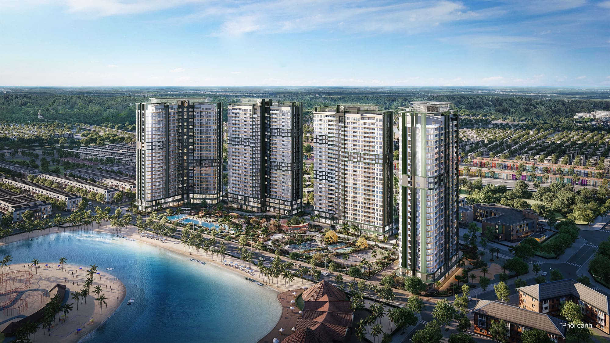 Lumière Midtown tọa lạc tại vị trí đắc địa ngay trung tâm Vinhomes Ocean Park 2 mang đến cho cư dân trải nghiệm sống thượng lưu.
