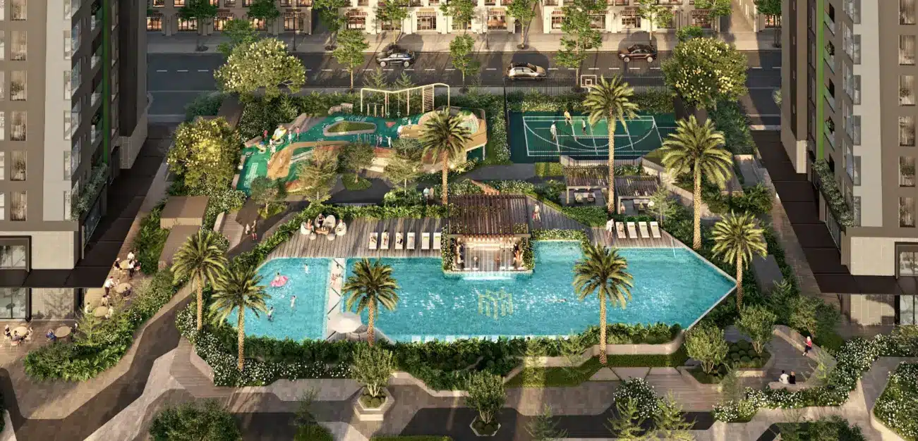 Không gian sống đẳng cấp tại Dự Án Lumiere Midtown với tiện ích hiện đại và thiết kế hài hòa cùng thiên nhiên.