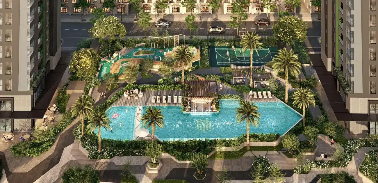 Không gian sống xanh mát và đẳng cấp tại Lumière Midtown, biểu tượng mới của chất sống tinh anh.