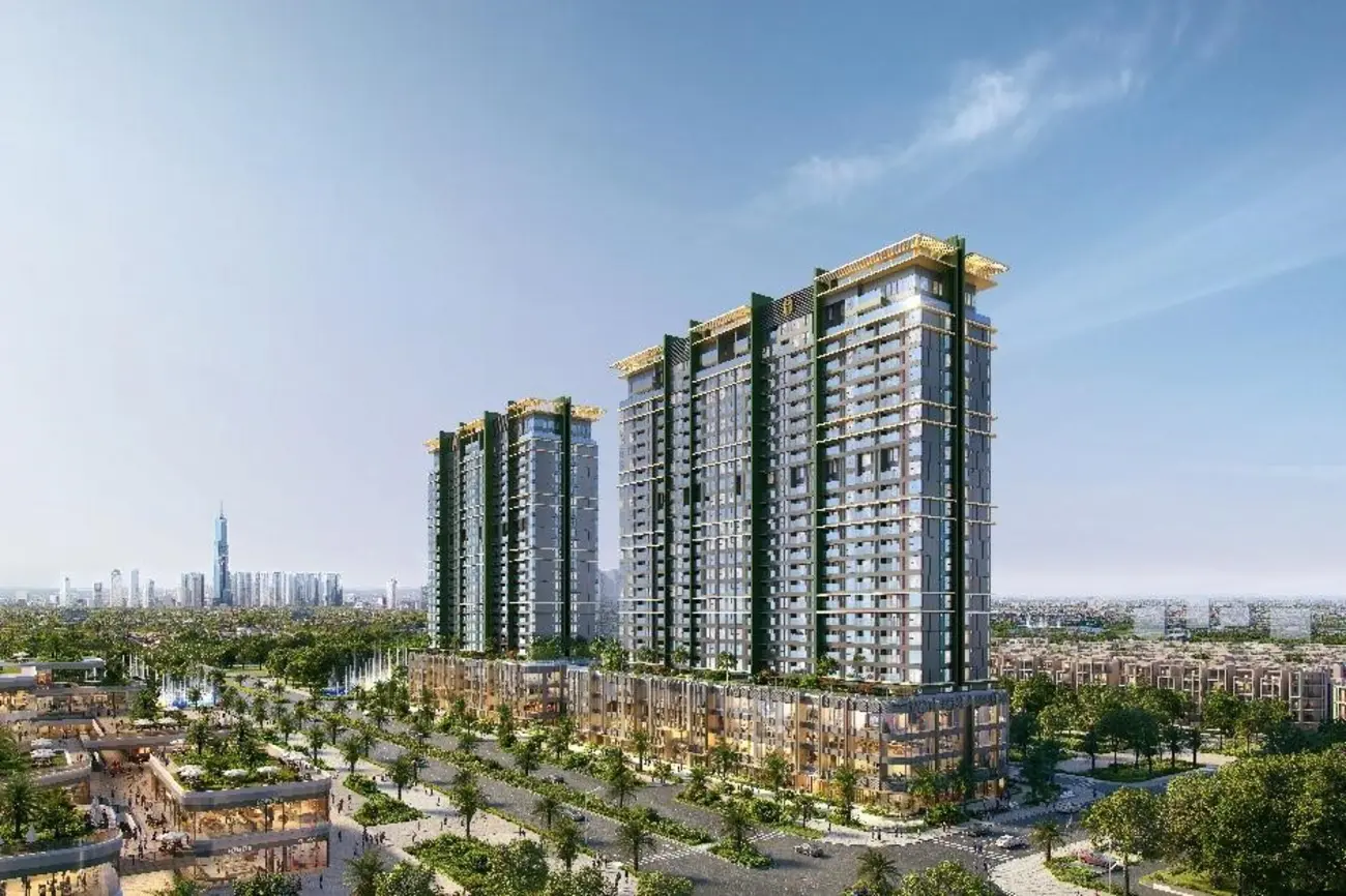Phối cảnh dự án Căn Hộ Lumiere Midtown tại trung tâm khu đô thị siêu kết nối The Global City.