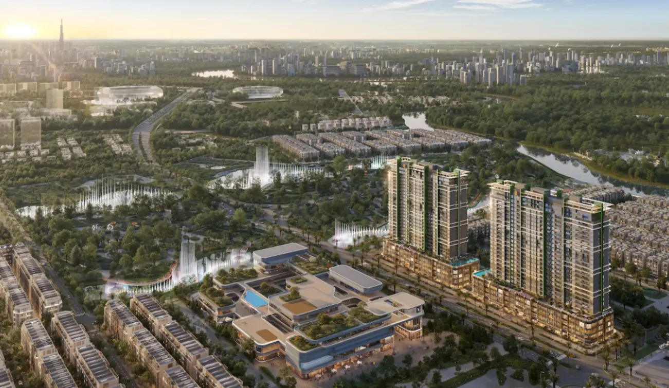 Dự án Lumière Midtown tọa lạc tại trung tâm khu đô thị The Global City, thuận tiện kết nối giao thông.